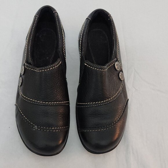 Clarke Leather Comfortable Loafer Moccasins - Picture 2 of 9